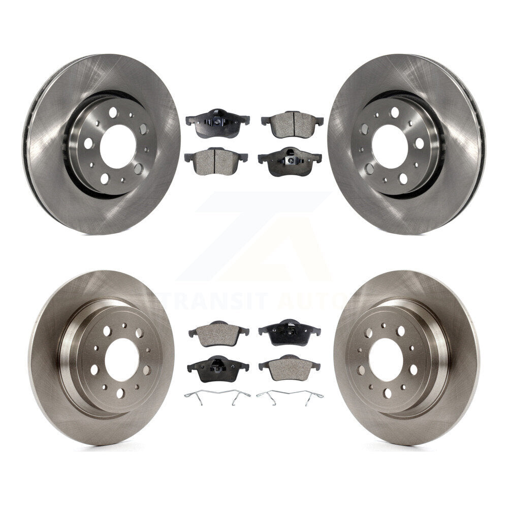 [Avant + Arrière] Kit de Disque et plaquette (céramique) de frein pour Volvo S60 V70 XC70 S80 K8T-101196
