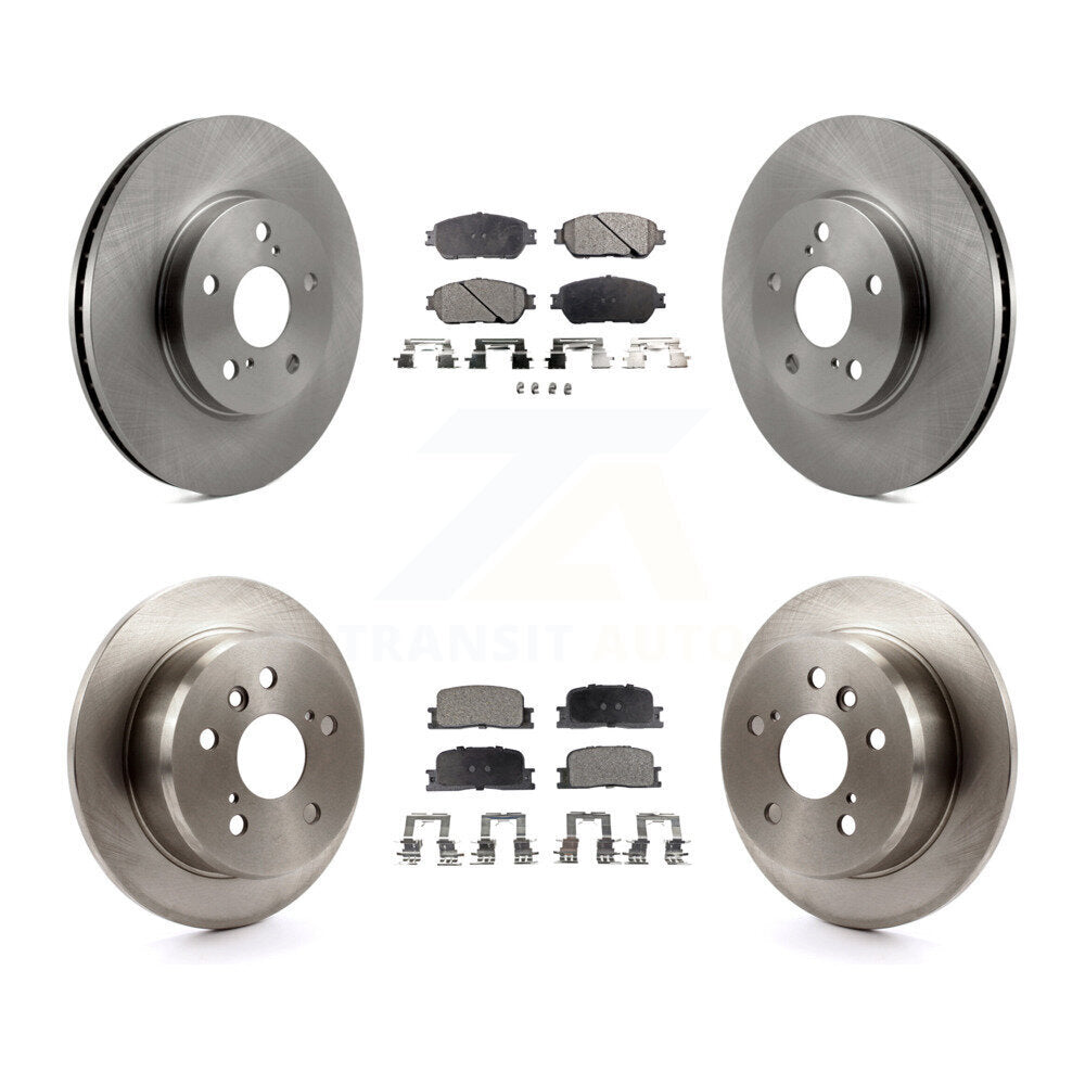 [Avant + Arrière] Kit de Disque et plaquette (céramique) de frein pour Toyota Camry Lexus ES300 K8T-101209