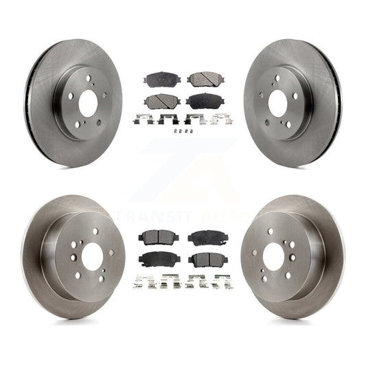 [Avant + Arrière] Kit de Disque et plaquette (céramique) de frein pour 2004-2010 Toyota Sienna K8T-101210