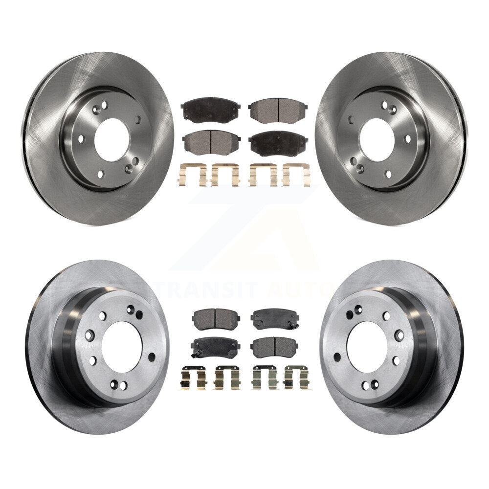 [Avant + Arrière] Kit de Disque et plaquette (céramique) de frein pour Hyundai Tucson Kia Sportage FWD K8T-101213