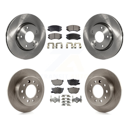 [Avant + Arrière] Kit de Disque et plaquette (céramique) de frein pour Hyundai Tiburon K8T-101214
