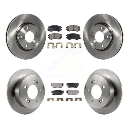 [Avant + Arrière] Kit de Disque et plaquette (céramique) de frein pour Hyundai Sonata Kia Sportage Tucson Optima Magentis K8T-101217
