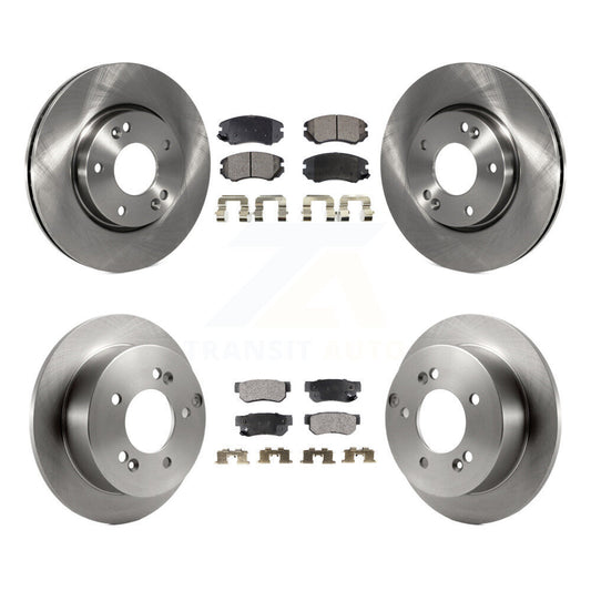 [Avant + Arrière] Kit de Disque et plaquette (céramique) de frein pour Hyundai Sonata Kia Sportage Tucson Optima Magentis K8T-101217