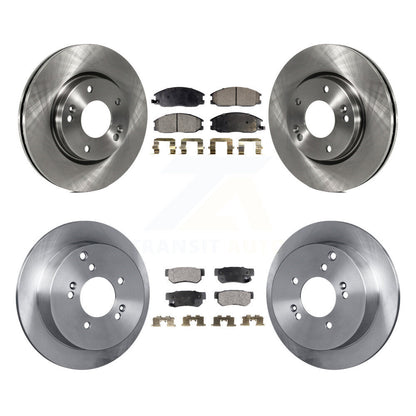 [Avant + Arrière] Kit de Disque et plaquette (céramique) de frein pour 2001-2006 Hyundai Santa Fe avec 276mm Diameter Rotor K8T-101219
