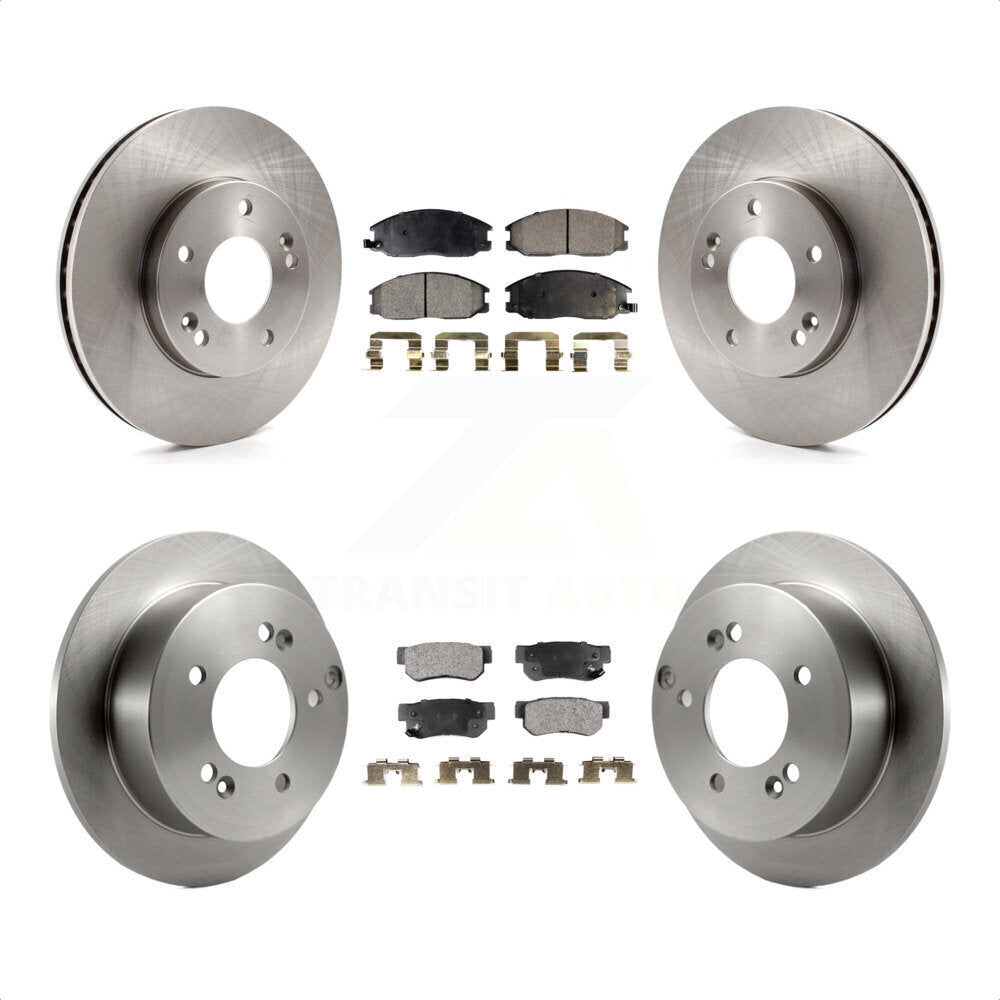 [Avant + Arrière] Kit de Disque et plaquette (céramique) de frein pour Hyundai XG350 XG300 K8T-101221 par Transit Auto