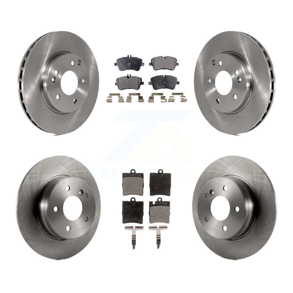 [Avant + Arrière] Kit de Disque et plaquette (céramique) de frein pour 2003-2005 Mercedes-Benz C240 Wagon avec RWD K8T-101224