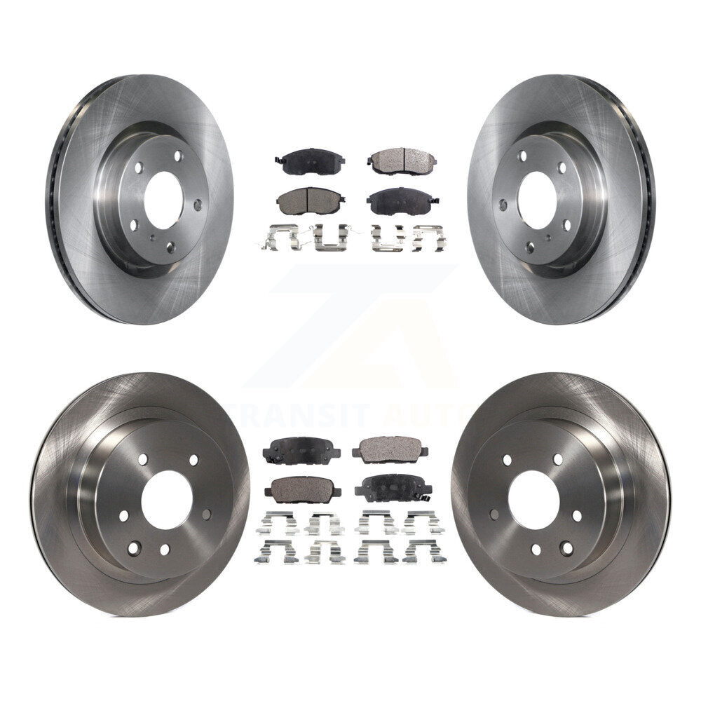 [Avant + Arrière] Kit de Disque et plaquette (céramique) de frein pour Infiniti G35 Nissan 350Z INFINITI K8T-101229