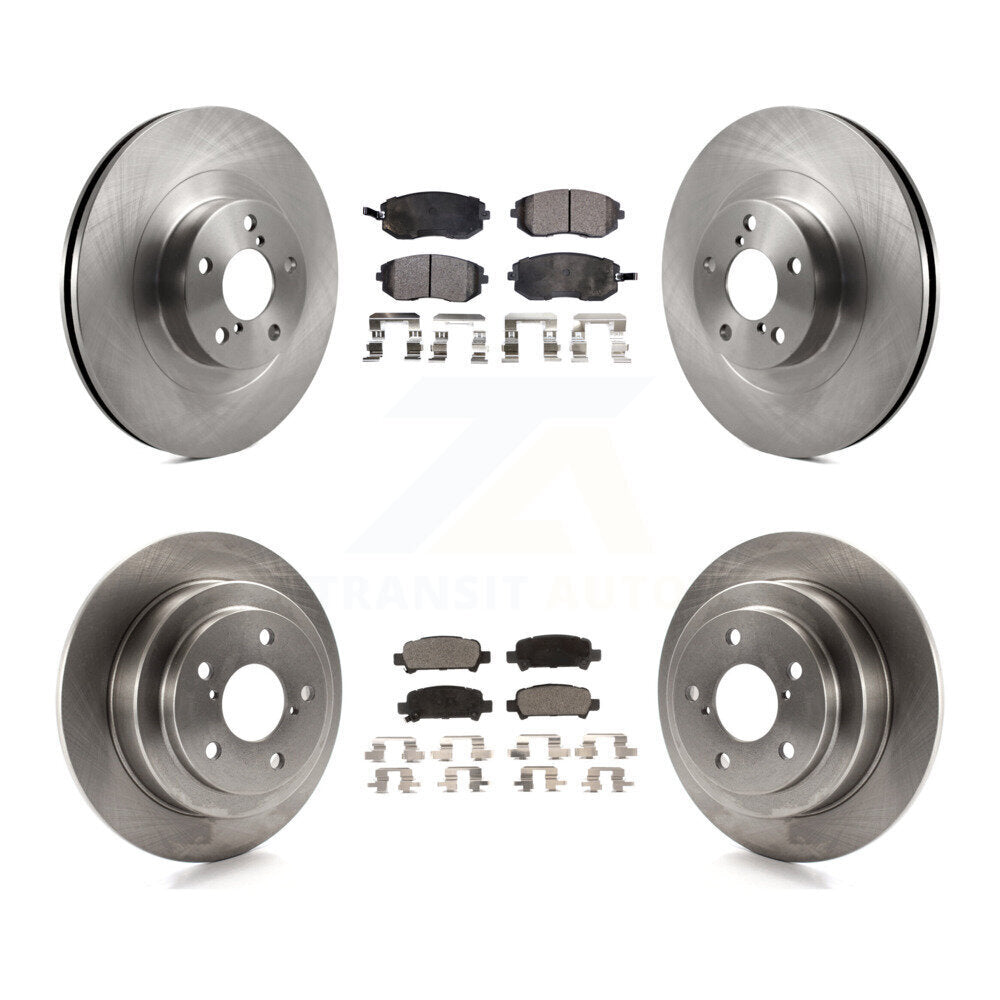 [Avant + Arrière] Kit de Disque et plaquette (céramique) de frein pour 2003 Subaru Forester Impreza K8T-101244