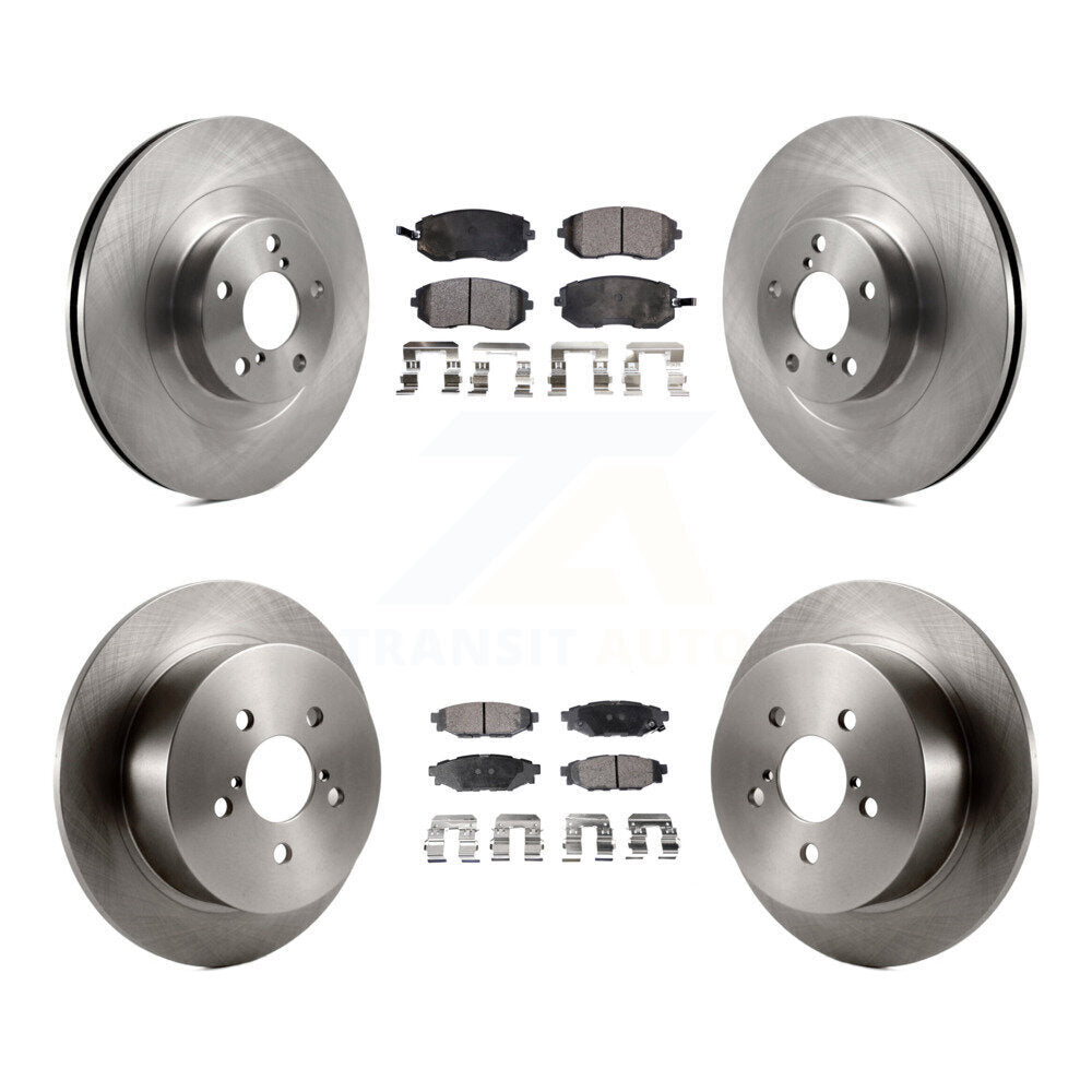 [Avant + Arrière] Kit de Disque et plaquette (céramique) de frein pour 2005 Subaru Outback Legacy K8T-101246