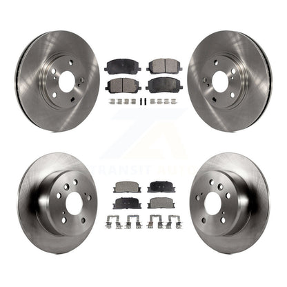 [Avant + Arrière] Kit de Disque et plaquette (céramique) de frein pour 2001-2003 Toyota Highlander FWD K8T-101248