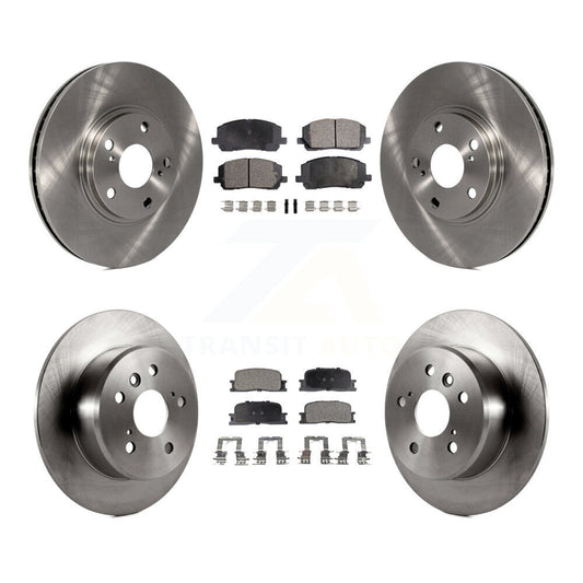 [Avant + Arrière] Kit de Disque et plaquette (céramique) de frein pour 2001-2003 Toyota Highlander FWD K8T-101248