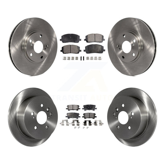 [Avant + Arrière] Kit de Disque et plaquette (céramique) de frein pour Toyota Highlander K8T-101250