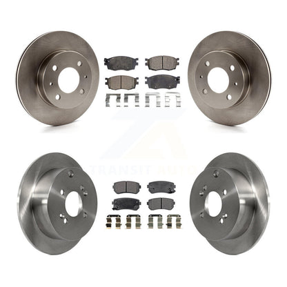 [Avant + Arrière] Kit de Disque et plaquette (céramique) de frein pour 2006 Hyundai Accent Hatchback K8T-101253
