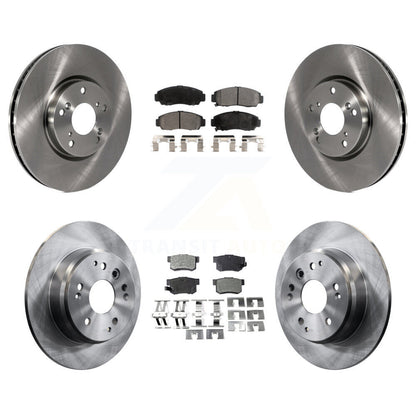 [Avant + Arrière] Kit de Disque et plaquette (céramique) de frein pour 2004-2005 Acura TL Automatic transmission K8T-101257