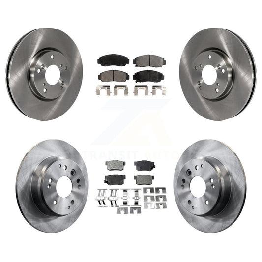 [Avant + Arrière] Kit de Disque et plaquette (céramique) de frein pour 2004-2005 Acura TL Automatic transmission K8T-101257