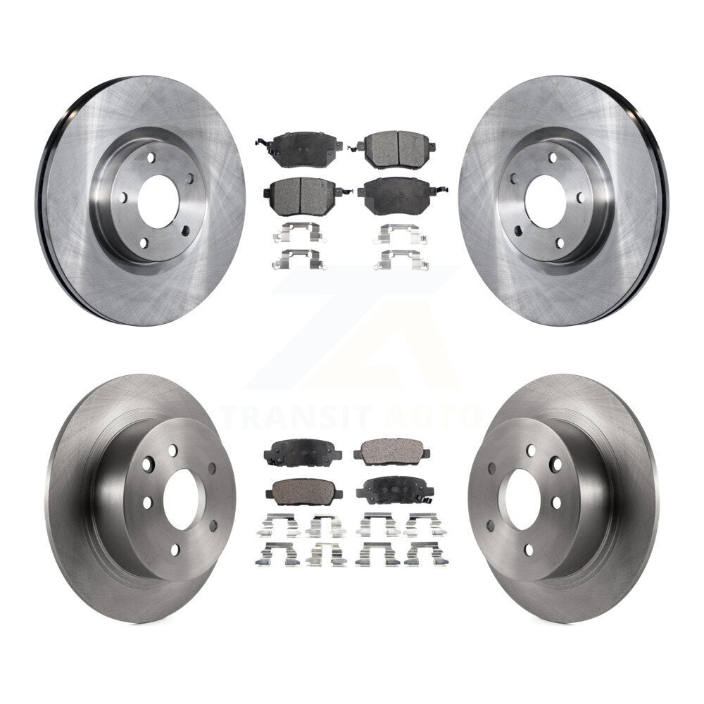 [Avant + Arrière] Kit de Disque et plaquette (céramique) de frein pour Nissan Altima Maxima K8T-101260