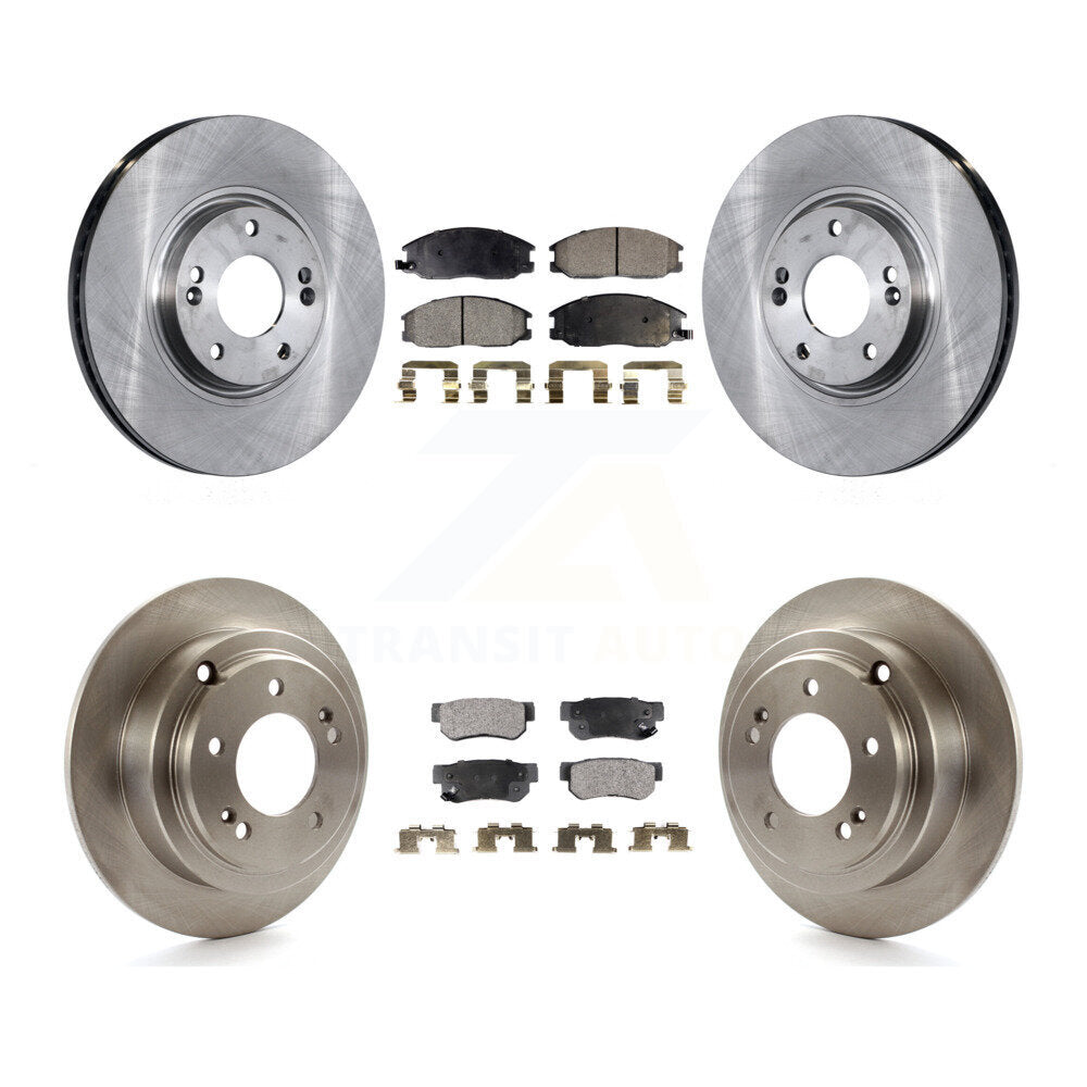 [Avant + Arrière] Kit de Disque et plaquette (céramique) de frein pour 2004-2006 Kia Amanti K8T-101272