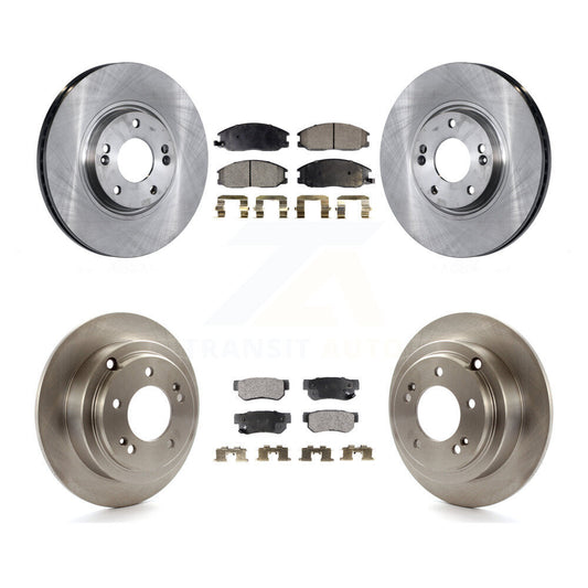 [Avant + Arrière] Kit de Disque et plaquette (céramique) de frein pour 2004-2006 Kia Amanti K8T-101272