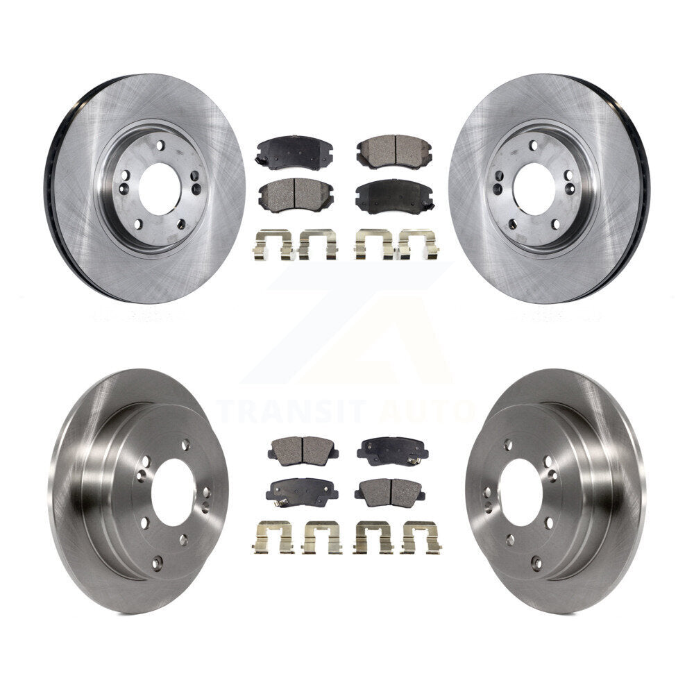 [Avant + Arrière] Kit de Disque et plaquette (céramique) de frein pour Kia Amanti Hyundai Azera K8T-101273