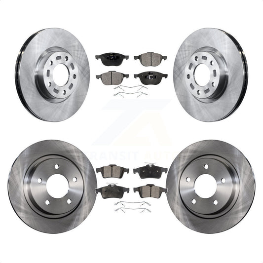 [Avant + Arrière] Kit de Disque et plaquette (céramique) de frein pour Mazda 3 Sport K8T-101276 par Transit Auto