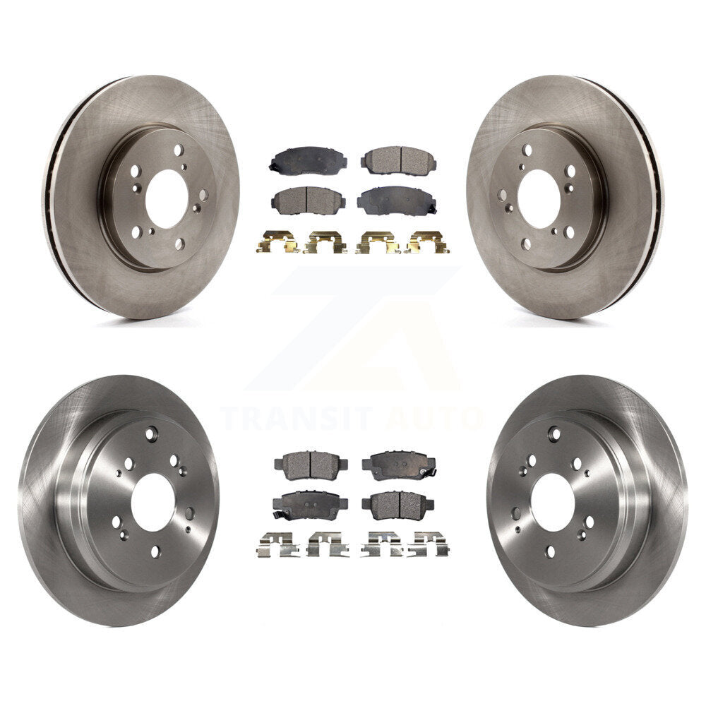 [Avant + Arrière] Kit de Disque et plaquette (céramique) de frein pour 2005-2010 Honda Odyssey K8T-101280