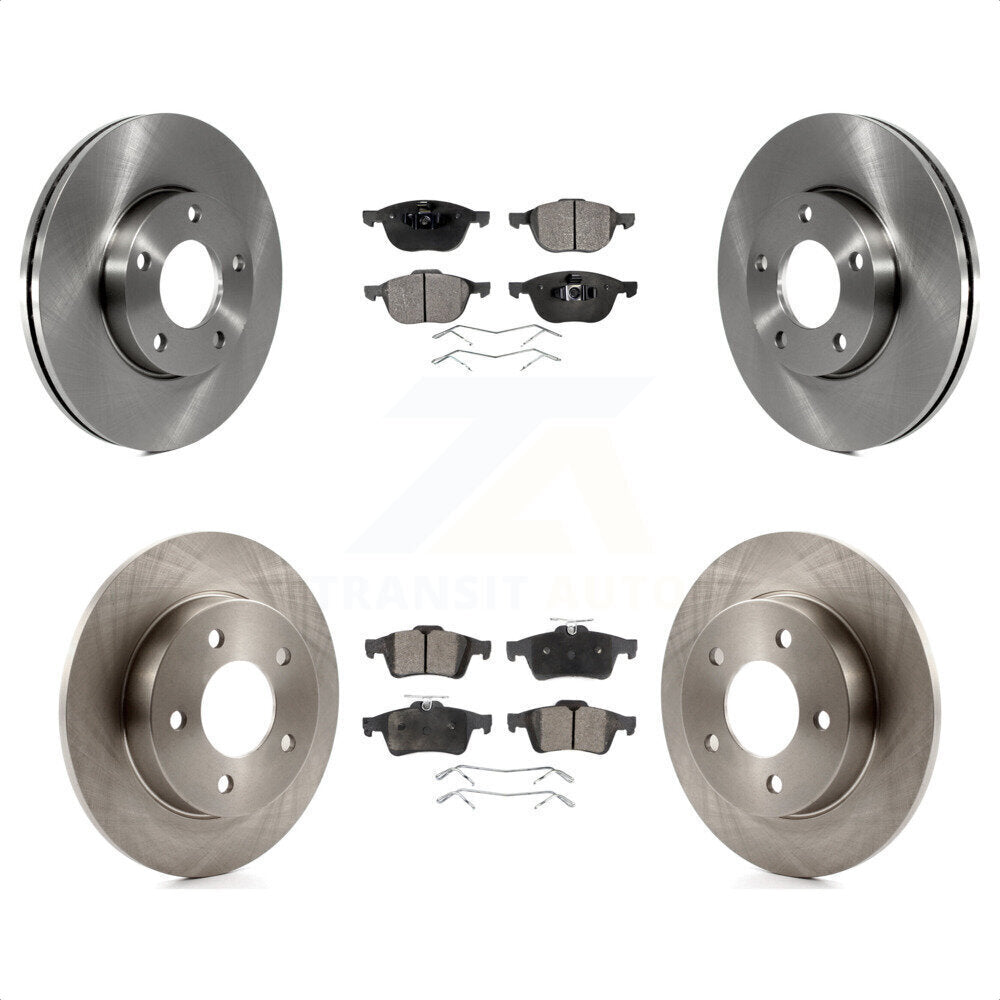 [Avant + Arrière] Kit de Disque et plaquette (céramique) de frein pour Mazda 3 Sport K8T-101281 par Transit Auto