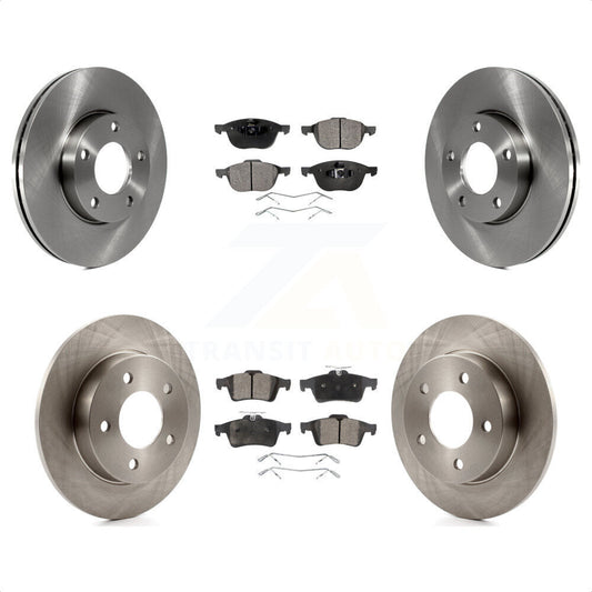 [Avant + Arrière] Kit de Disque et plaquette (céramique) de frein pour Mazda 3 Sport K8T-101281 par Transit Auto