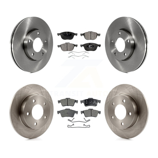 [Avant + Arrière] Kit de Disque et plaquette (céramique) de frein pour 2004-2005 Mazda 3 2.0L K8T-101282