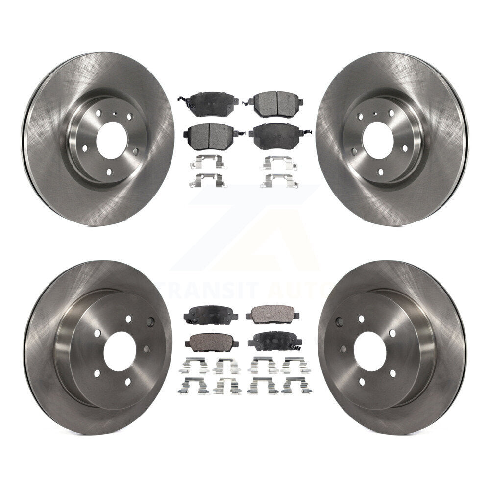 [Avant + Arrière] Kit de Disque et plaquette (céramique) de frein pour Nissan Murano K8T-101289