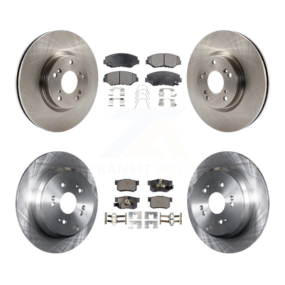 [Avant + Arrière] Kit de Disque et plaquette (céramique) de frein pour 2005-2006 Honda CR-V K8T-101291