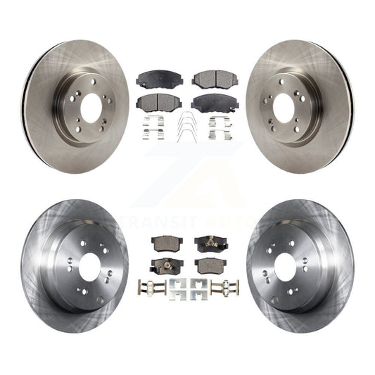 [Avant + Arrière] Kit de Disque et plaquette (céramique) de frein pour 2005-2006 Honda CR-V K8T-101291