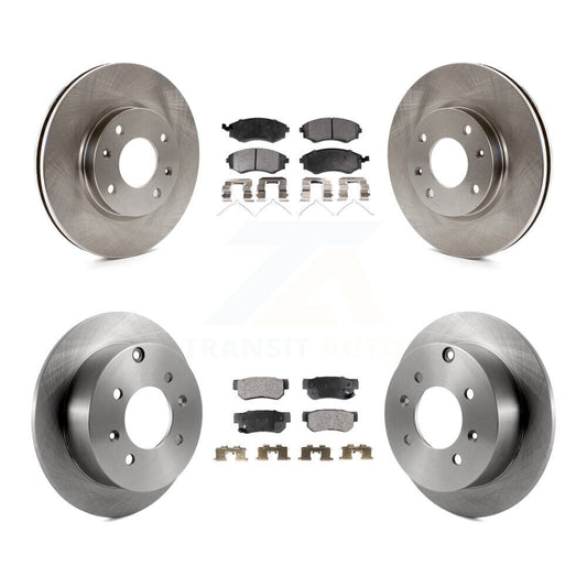 [Avant + Arrière] Kit de Disque et plaquette (céramique) de frein pour Hyundai Sonata Kia Optima Magentis K8T-101293