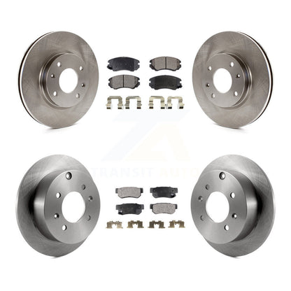 [Avant + Arrière] Kit de Disque et plaquette (céramique) de frein pour Kia Optima Hyundai Sonata Magentis K8T-101294