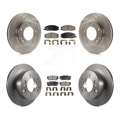 [Avant + Arrière] Kit de Disque et plaquette (céramique) de frein pour 2003-2006 Kia Sorento K8T-101295