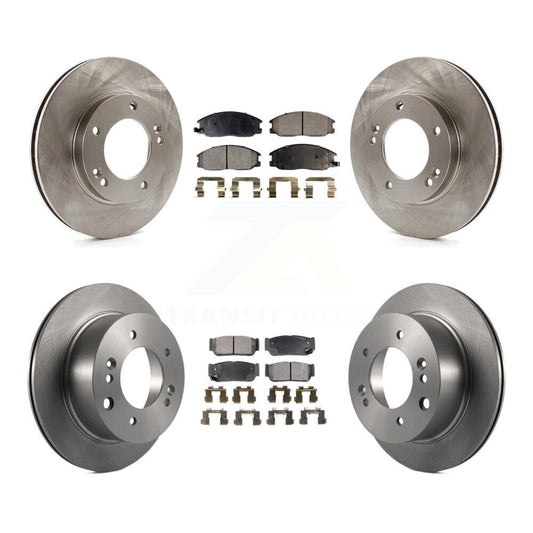 [Avant + Arrière] Kit de Disque et plaquette (céramique) de frein pour 2003-2006 Kia Sorento K8T-101295