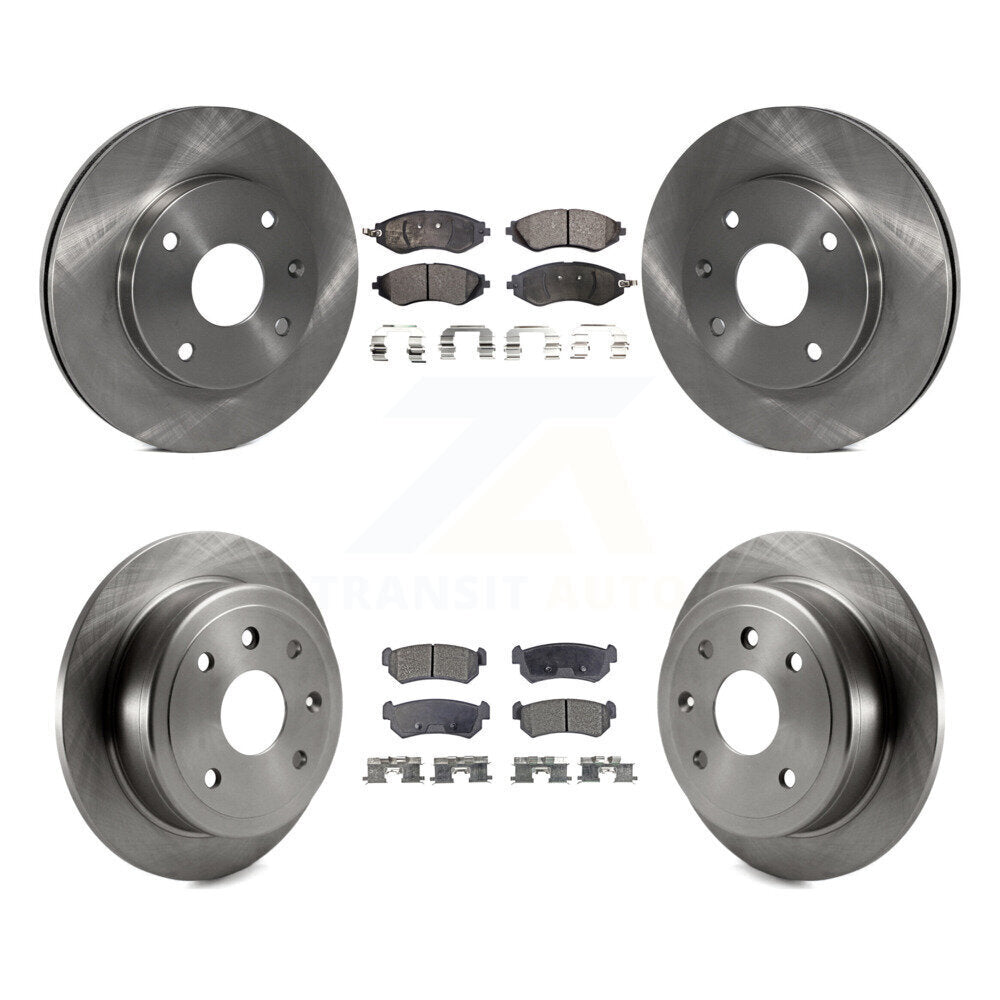 [Avant + Arrière] Kit de Disque et plaquette (céramique) de frein pour Suzuki Forenza Reno Chevrolet Optra K8T-101296