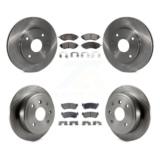 [Avant + Arrière] Kit de Disque et plaquette (céramique) de frein pour Suzuki Forenza Reno Chevrolet Optra K8T-101296