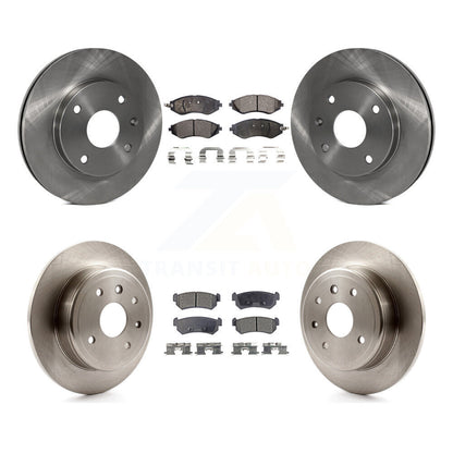 [Avant + Arrière] Kit de Disque et plaquette (céramique) de frein pour 2004-2006 Chevrolet Optra avec 276mm Diameter Rotor K8T-101298