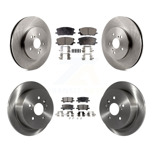 [Avant + Arrière] Kit de Disque et plaquette (céramique) de frein pour Lexus Toyota Highlander RX350 RX330 RX400h K8T-101299