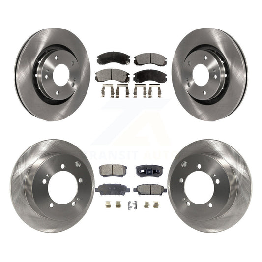 [Avant + Arrière] Kit de Disque et plaquette (céramique) de frein pour 2005-2006 Mitsubishi Outlander K8T-101301