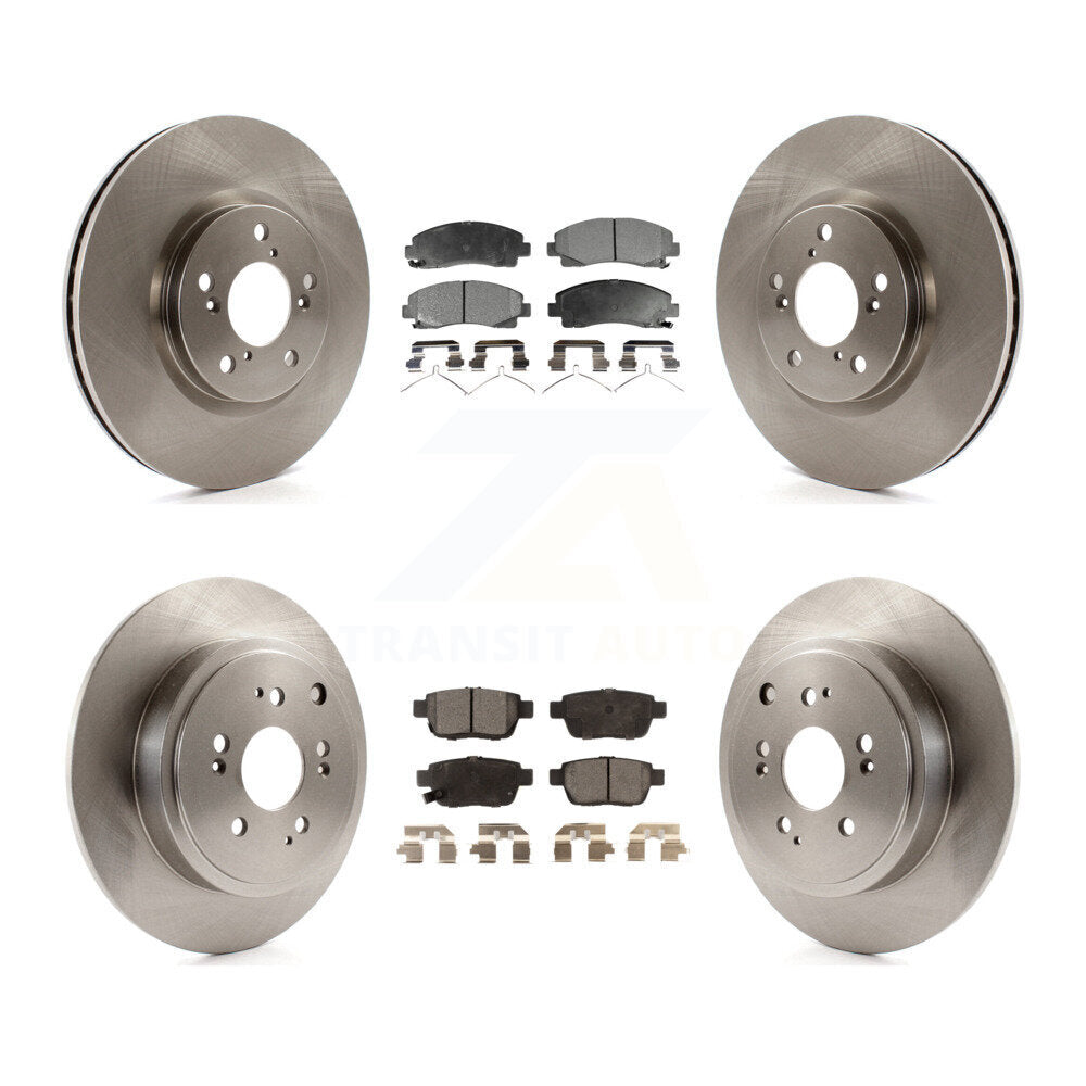 [Avant + Arrière] Kit de Disque et plaquette (céramique) de frein pour 2006-2014 Honda Ridgeline K8T-101303