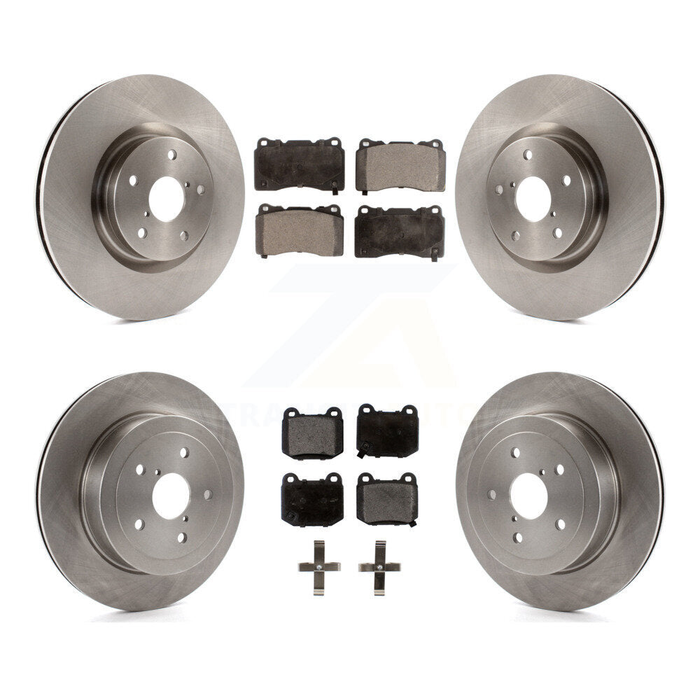 [Avant + Arrière] Kit de Disque et plaquette (céramique) de frein pour Subaru Impreza K8T-101304