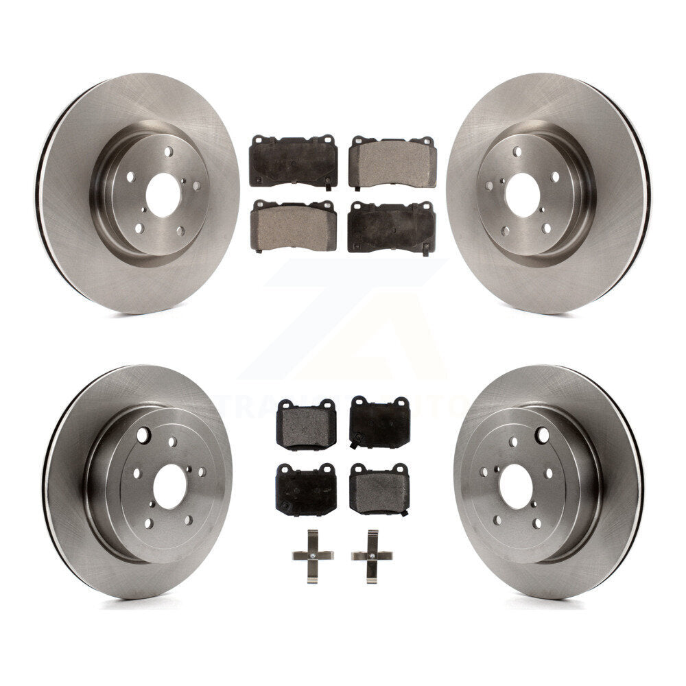 [Avant + Arrière] Kit de Disque et plaquette (céramique) de frein pour Subaru Impreza WRX STI K8T-101305