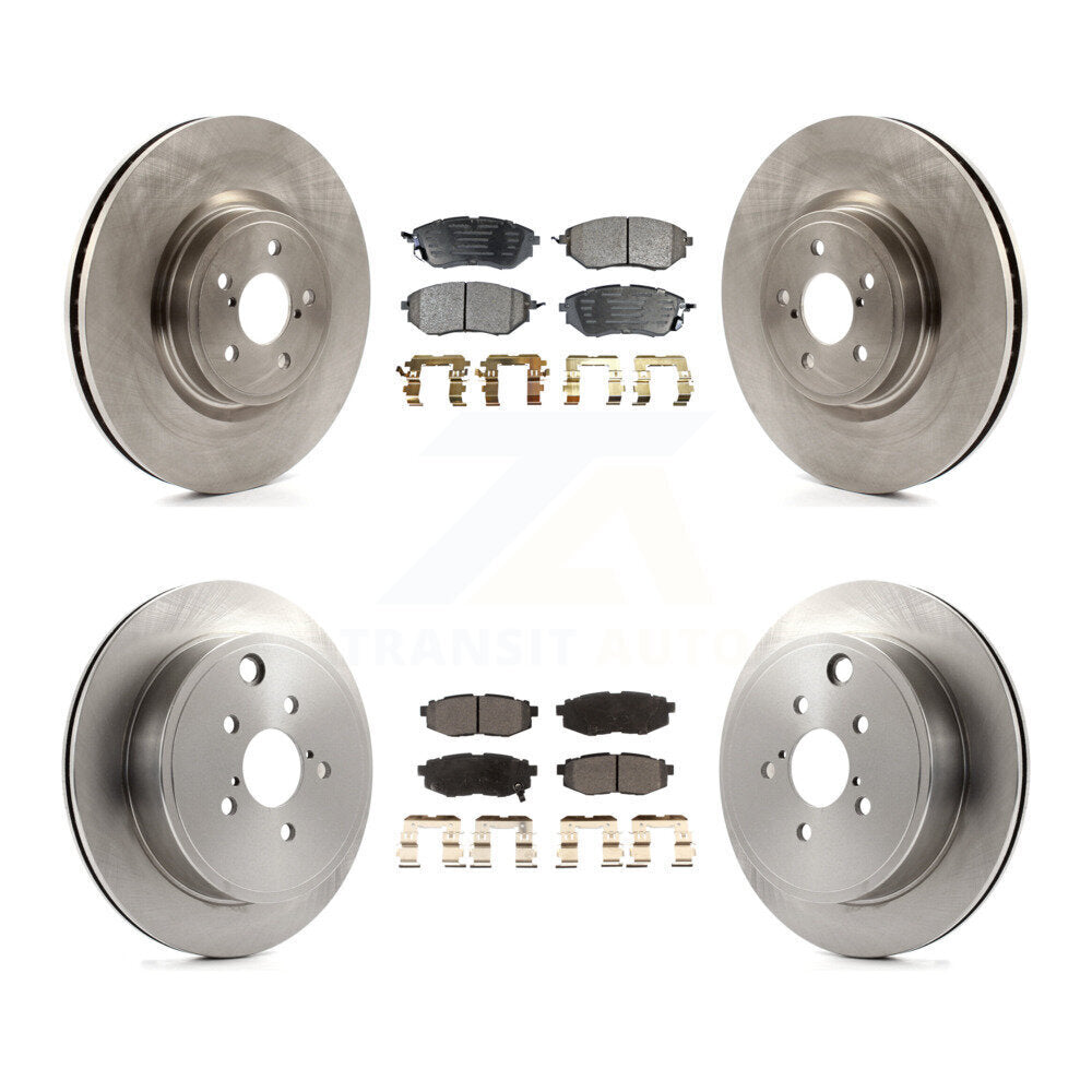 [Avant + Arrière] Kit de Disque et plaquette (céramique) de frein pour Subaru Outback Legacy K8T-101307