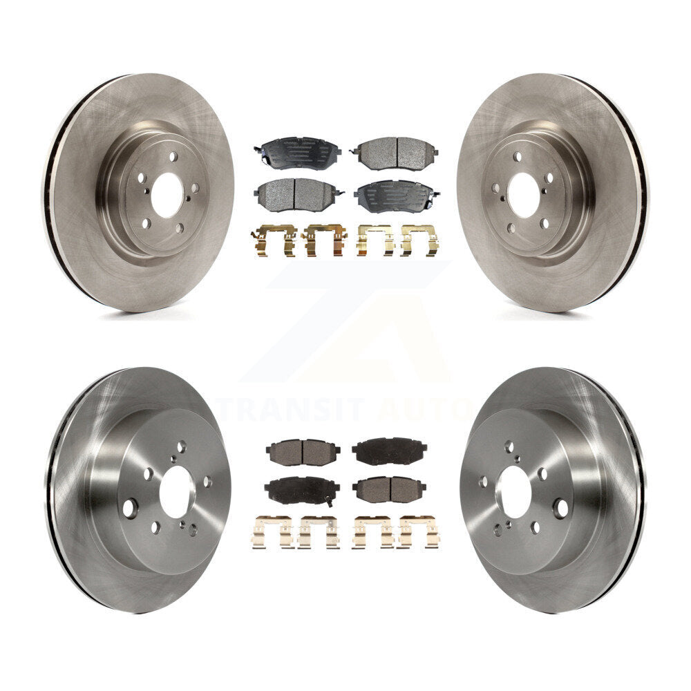 [Avant + Arrière] Kit de Disque et plaquette (céramique) de frein pour 2014-2018 Subaru Forester 2.0L K8T-101308