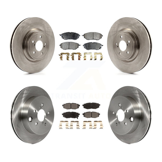 [Avant + Arrière] Kit de Disque et plaquette (céramique) de frein pour 2014-2018 Subaru Forester 2.0L K8T-101308
