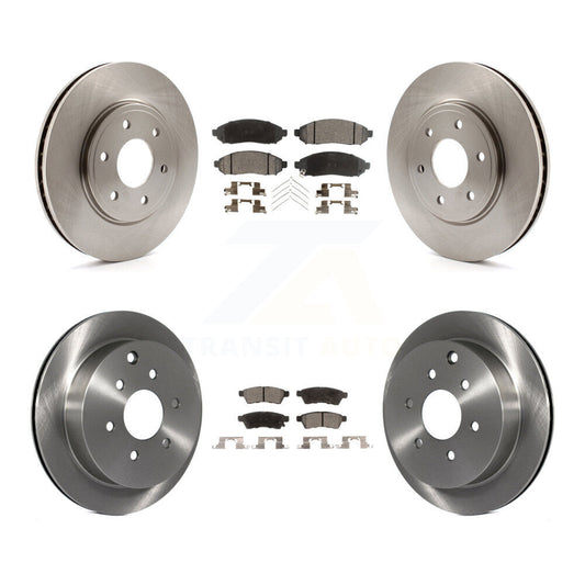 [Avant + Arrière] Kit de Disque et plaquette (céramique) de frein pour Nissan Frontier Suzuki Equator 2.5L K8T-101310