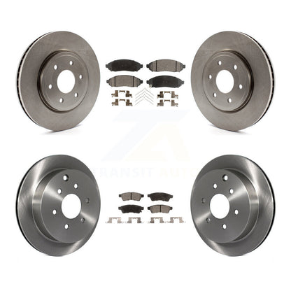 [Avant + Arrière] Kit de Disque et plaquette (céramique) de frein pour Nissan Frontier Xterra Suzuki Equator K8T-101312