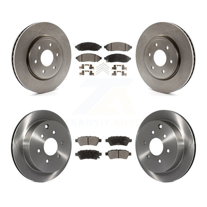 [Avant + Arrière] Kit de Disque et plaquette (céramique) de frein pour 2006-2007 Nissan Xterra K8T-101313