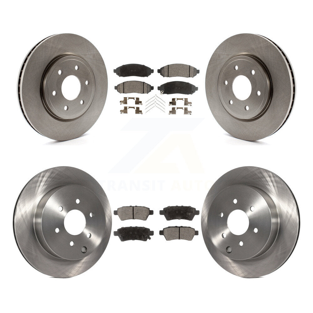 [Avant + Arrière] Kit de Disque et plaquette (céramique) de frein pour Nissan Pathfinder K8T-101314